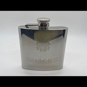 Vintage Flask - Wiser's Canadian Whiskey - Stainless Steel #367
